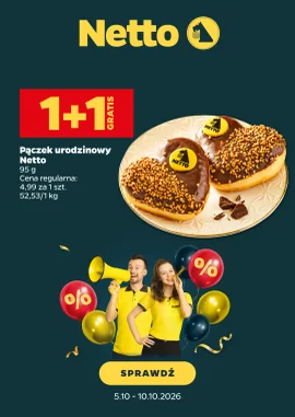 Pączek urodzinowy Netto