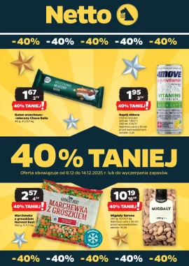 40% taniej
